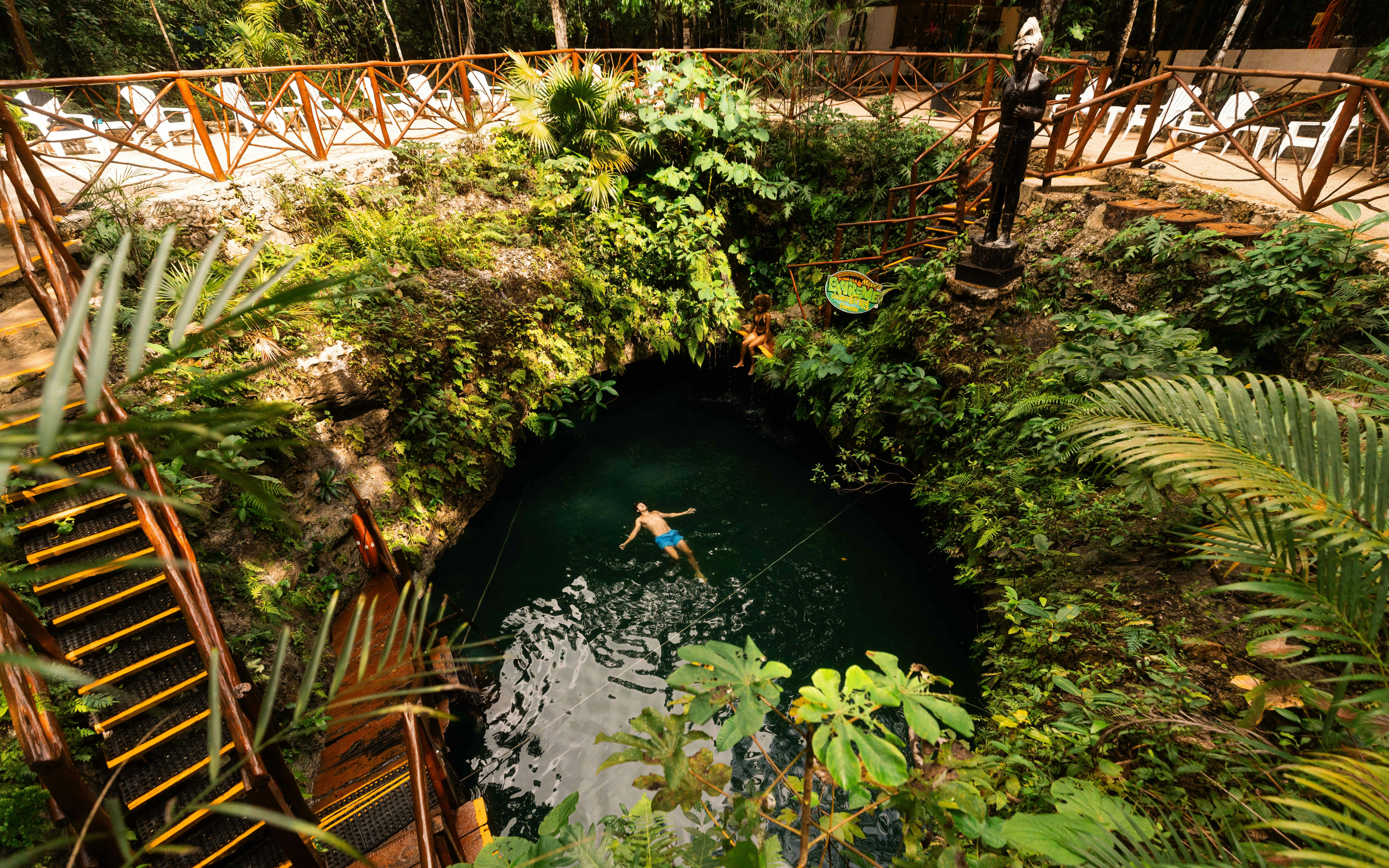 Cenote Adventuring with Regional Snack, Tequila Tasting and Transportation