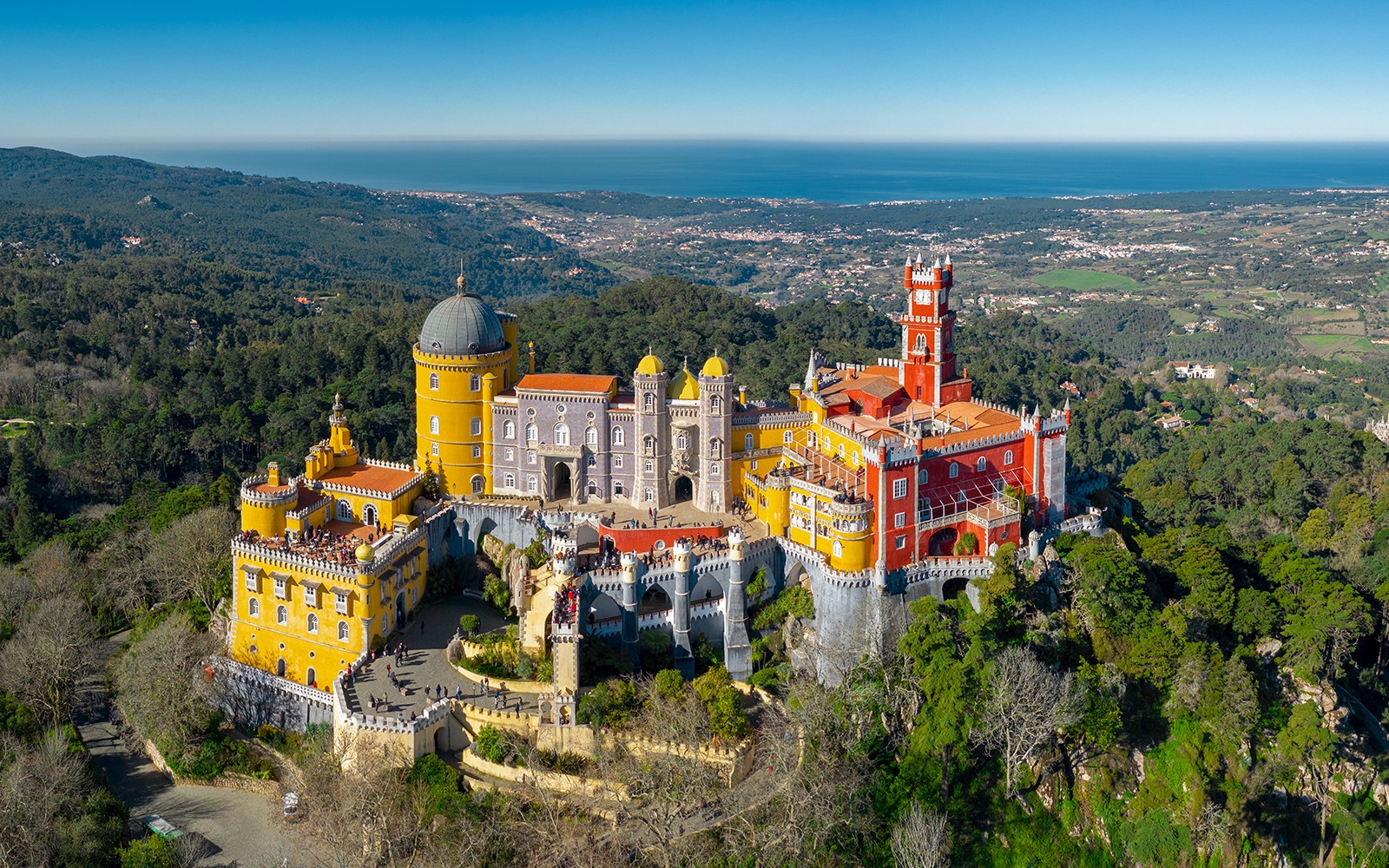 From Lisbon: Sintra, Belém, Pena Palace & Cascais Small Group Full-Day Trip