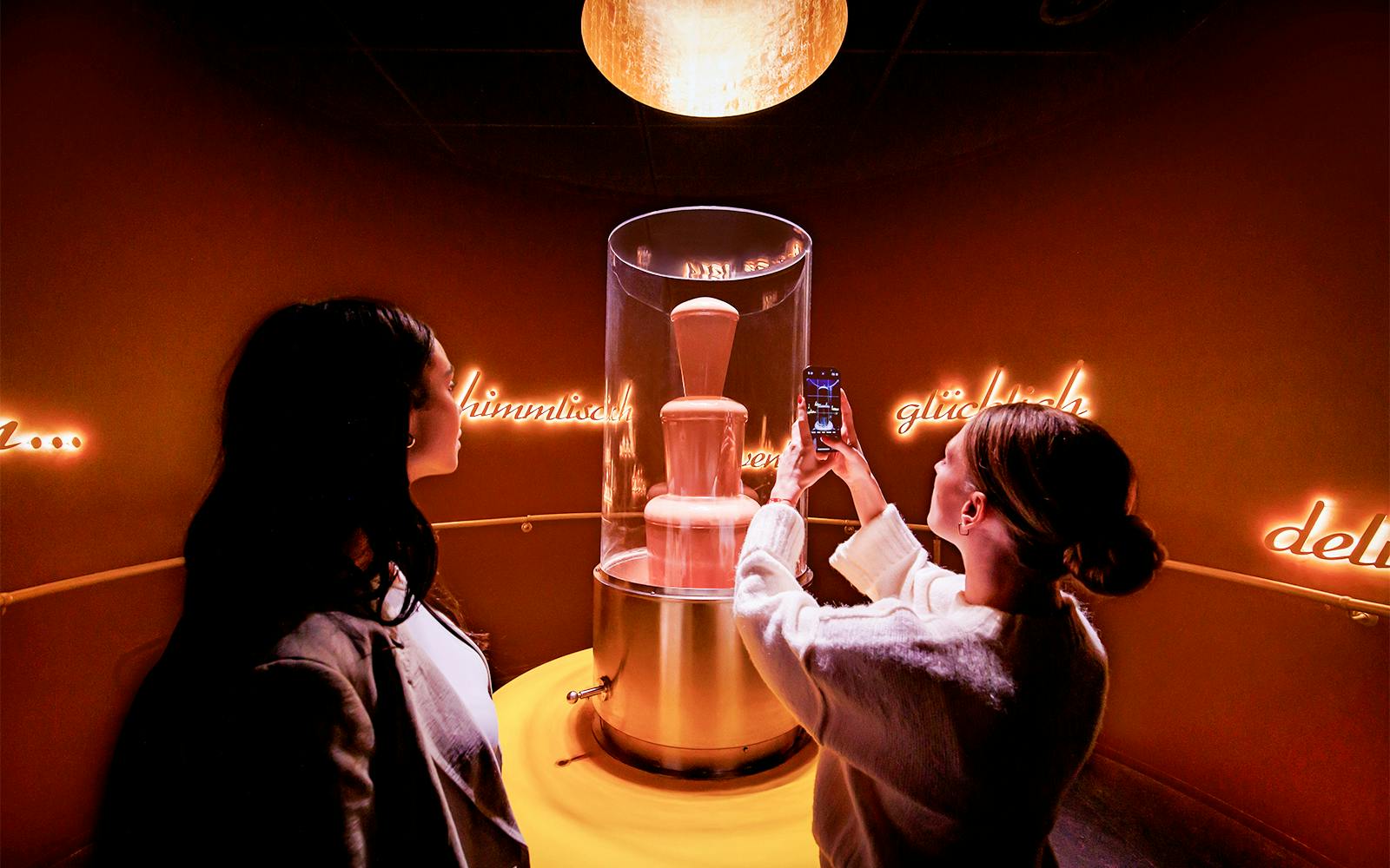 Chocolate tasting during the guided visit