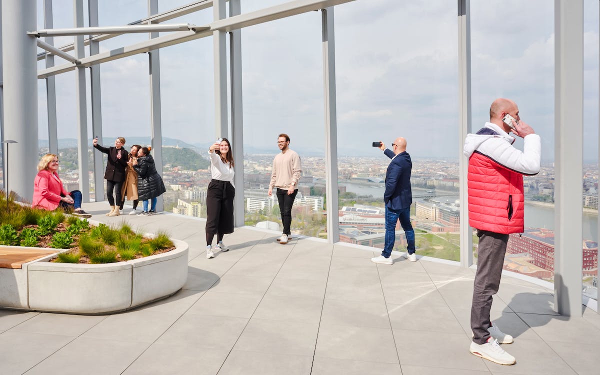 Budapest: MOL SkyDeck Tower Entry Tickets