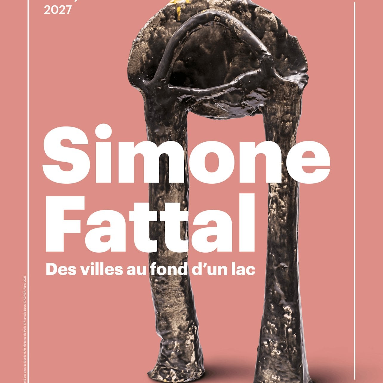 Simone Fattal Exhibition at Musée d’Art Moderne visitor view