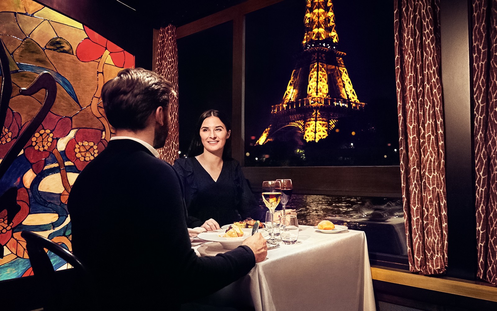 Maxim's Seine River Dinner Cruise with Live Music and Bistro Menu — gallery 1