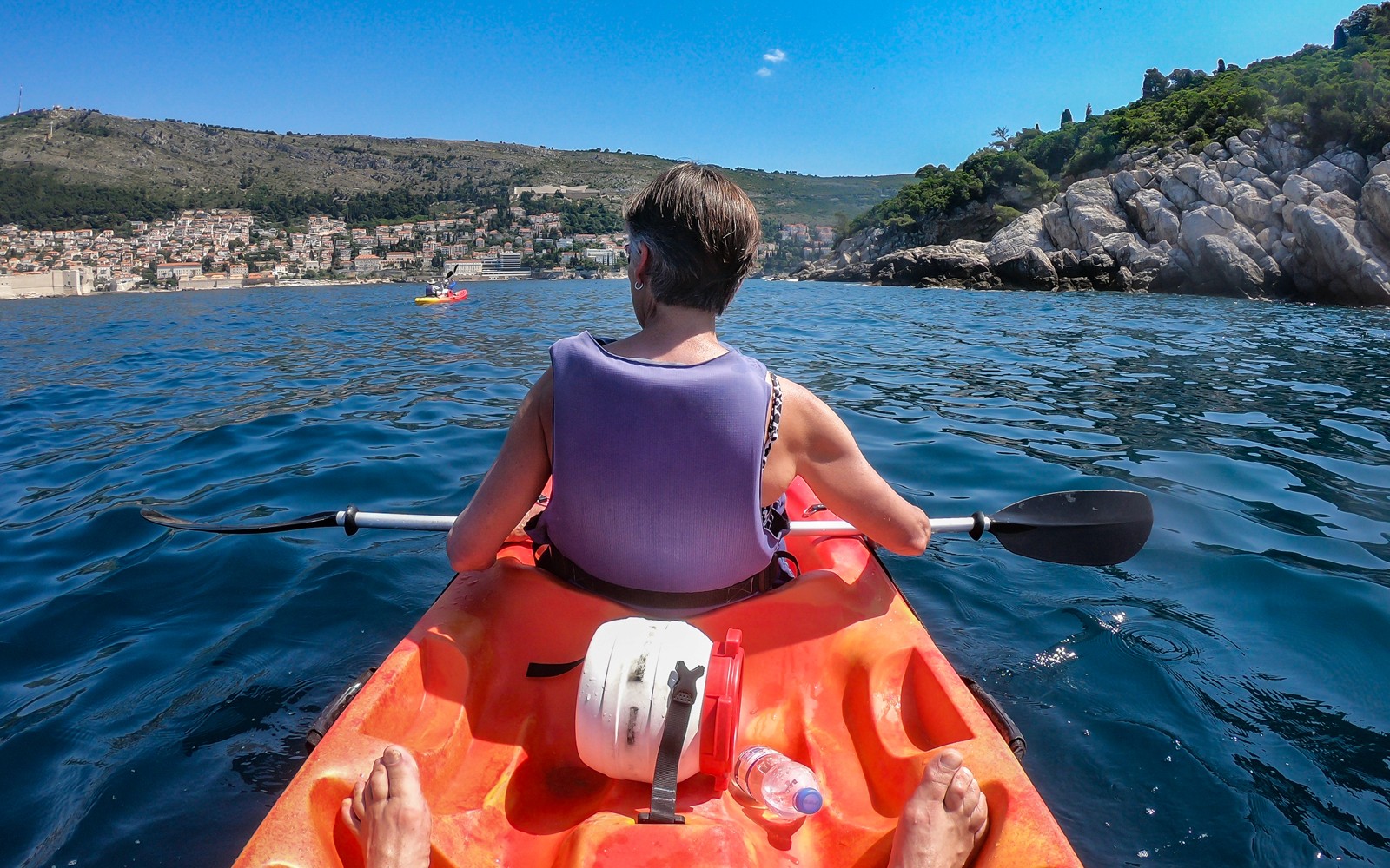 3-Hr Sunset Kayaking Tour of Old Town Walls, Betina Cave Beach & Lokrum Island