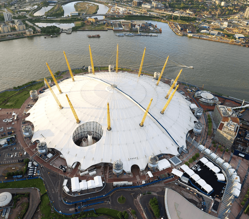 Up at The O2 Climb