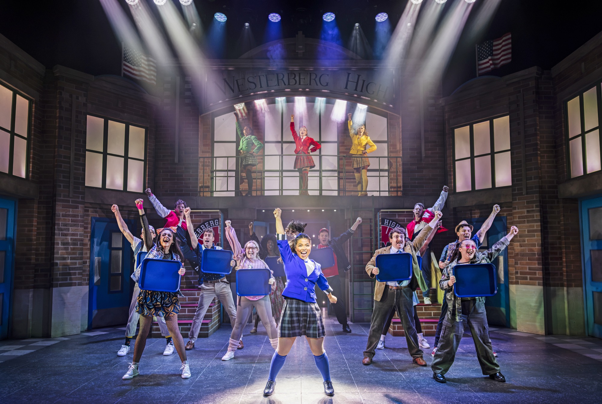 The cast of Heathers The Musical at The Arts at Marble Arch