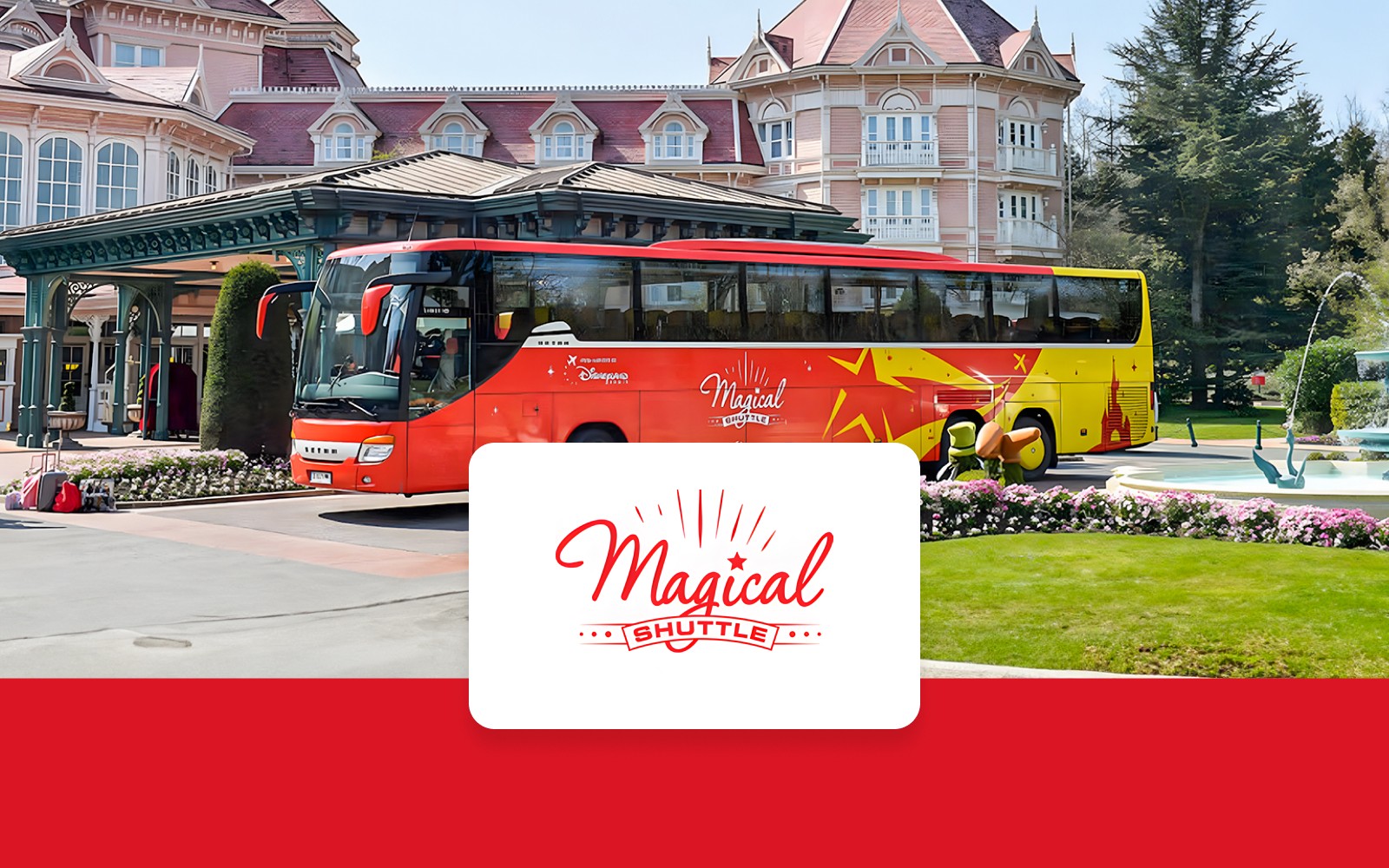 Disneyland Paris to/from CDG or Orly Airport Shuttle Bus (Magical Shuttle)