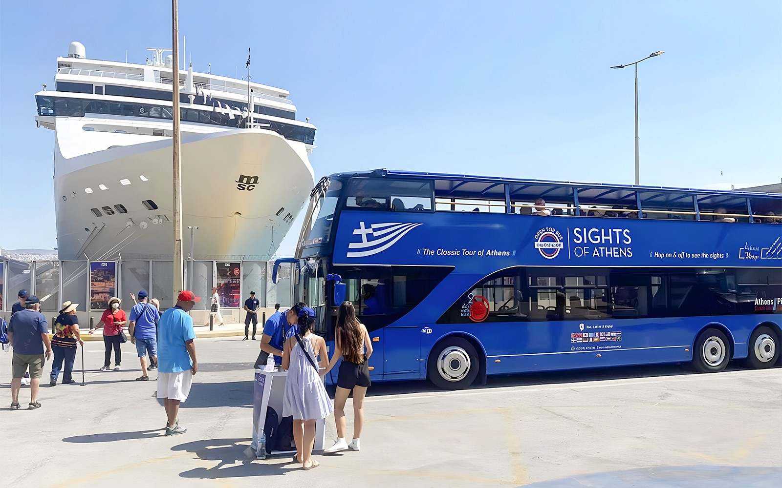 Sights of Athens: Athens, Piraeus & Coastline Hop-On Hop-Off Bus Tour