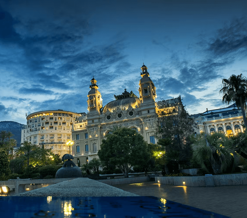 Night Tour of Monaco Formula 1 Track and Monte Carlo