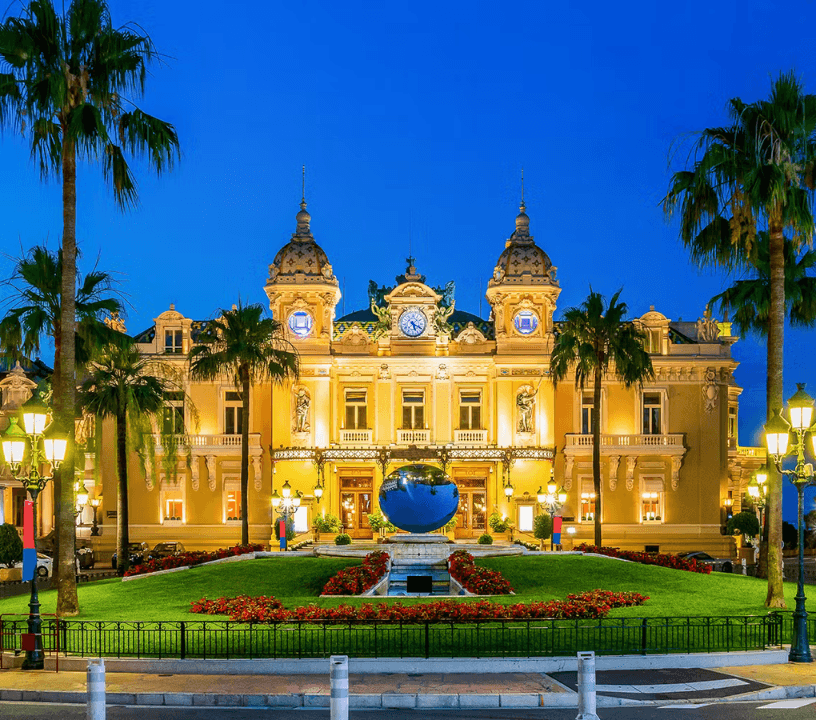Night Tour of Monaco Formula 1 Track and Monte Carlo