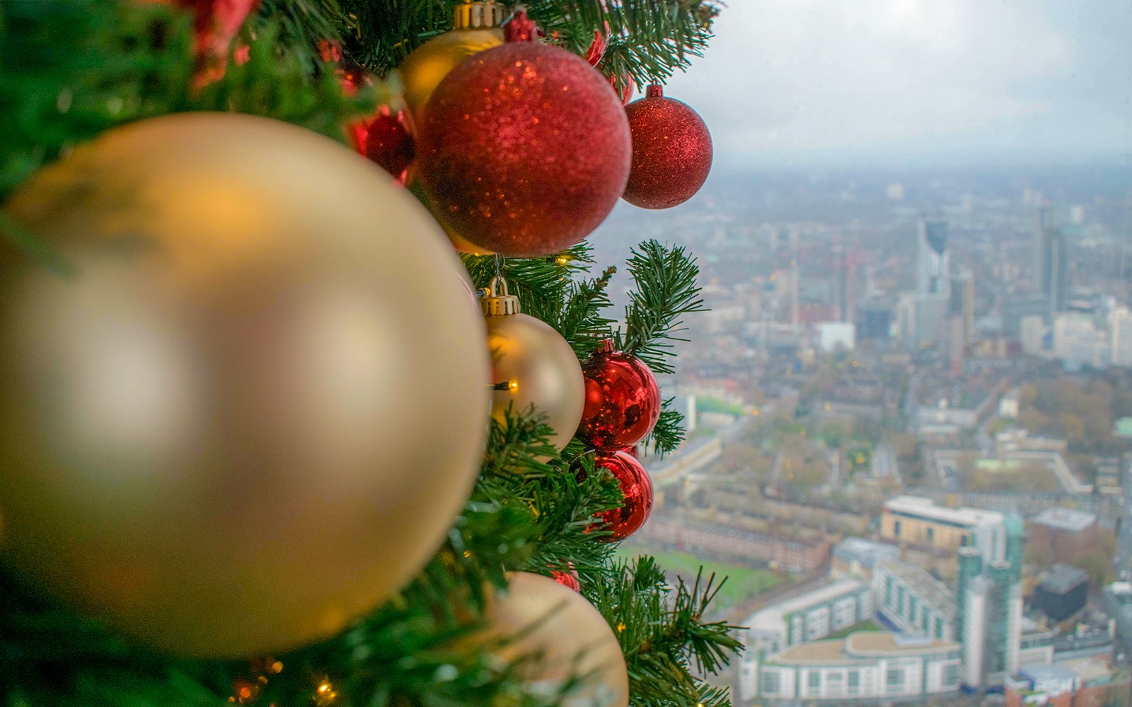Christmas at The View from The Shard — portrait