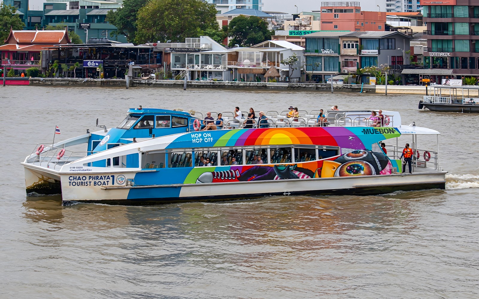 Chao Phraya Tourist Boat: Bangkok 1-Day Hop-on-Hop-off Boat Tour