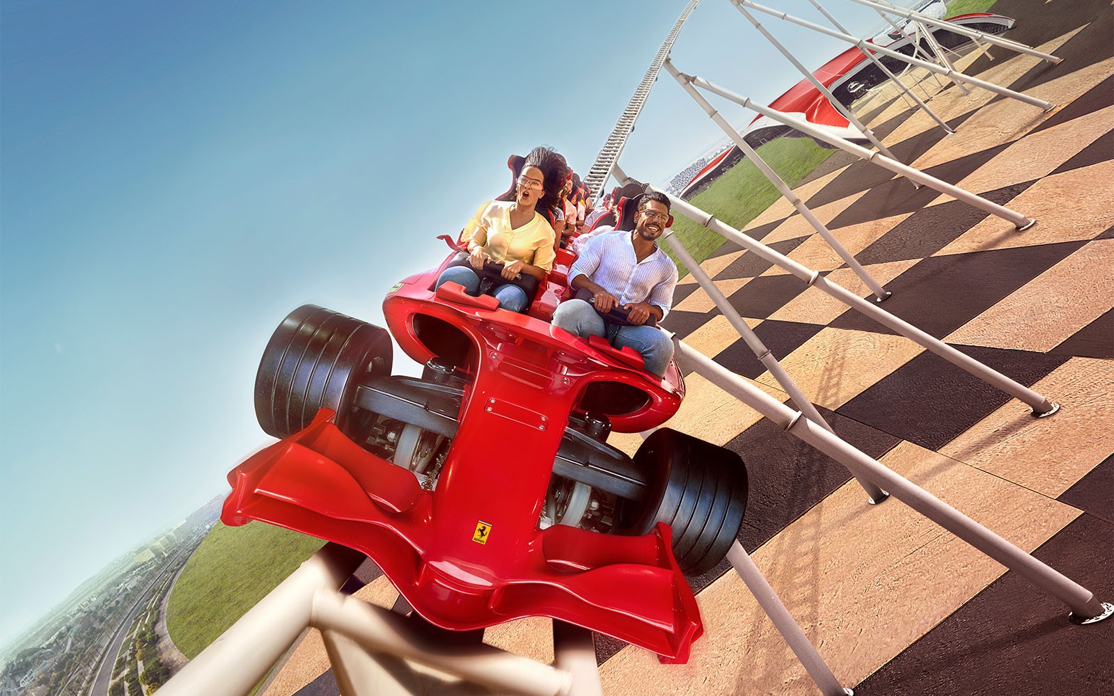 Ferrari World Abu Dhabi Driving Experiences with Free Photos & Videos