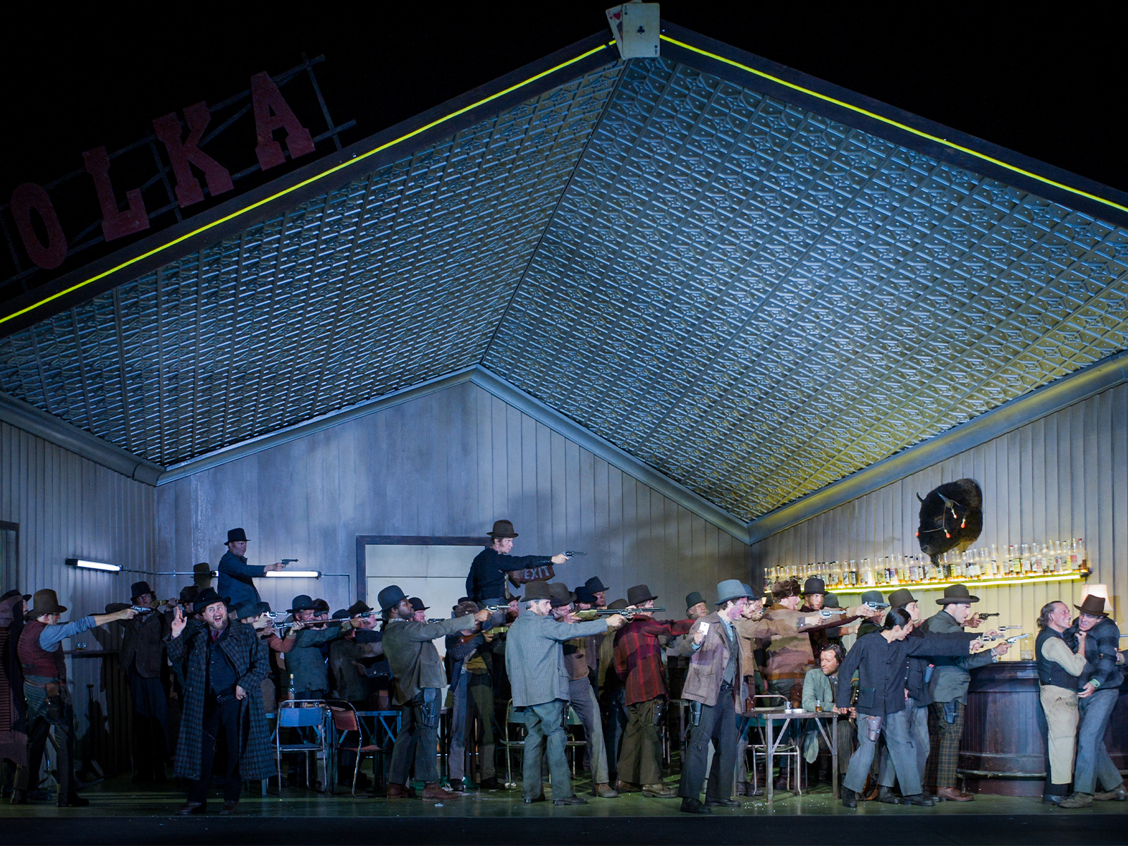 La Fanciulla del West visitor view at Metropolitan Opera House