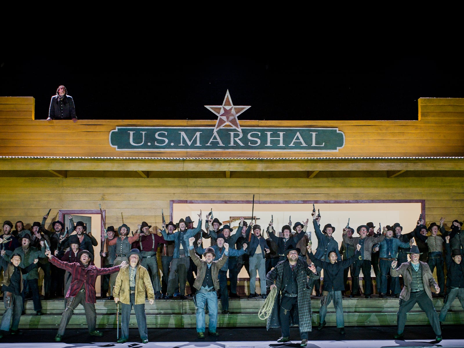 La Fanciulla del West visitor view at Metropolitan Opera House
