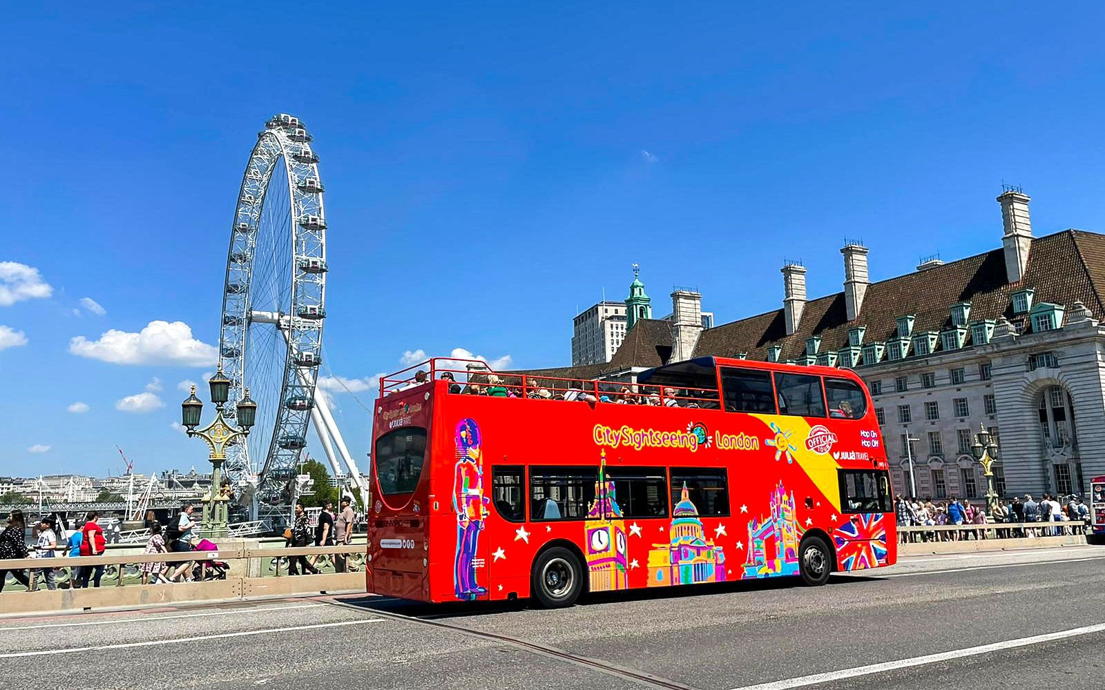 City Sightseeing: London Hop-on Hop-off Bus Tour with Optional Thames River Cruise — main image