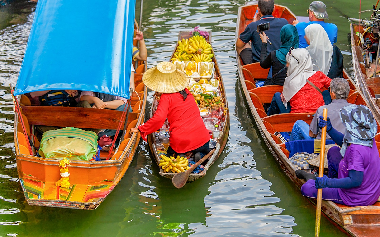 From Bangkok: Ayutthaya Temple, Railway Market & Damnoen Saduak Floating Market Full-Day Guided Tour with Lunch & Hotel Transfers — gallery 1