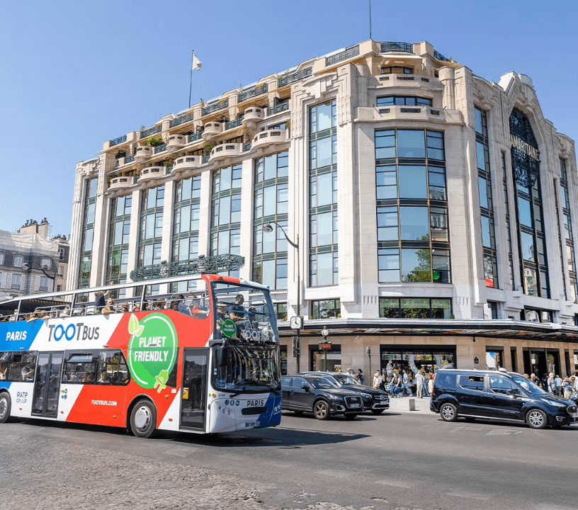 Tootbus: Paris Hop-on Hop-off Bus Tour (Optional Seine River Cruise)