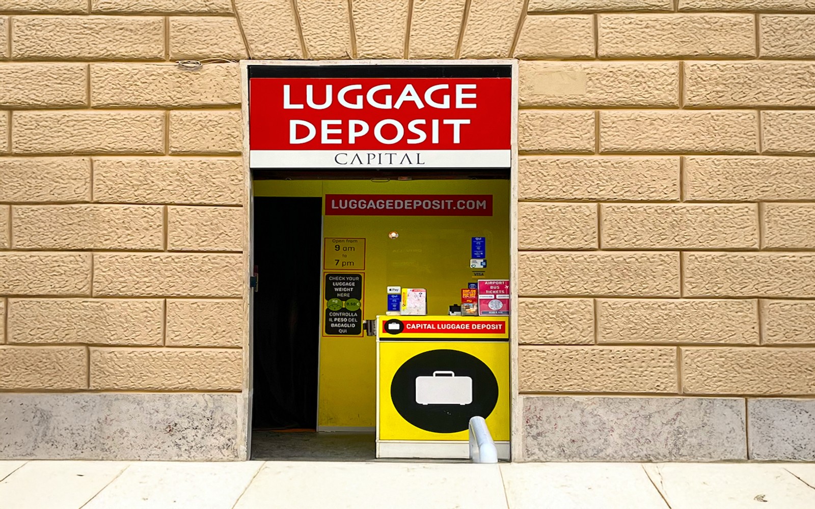 Luggage Storage near Rome Termini