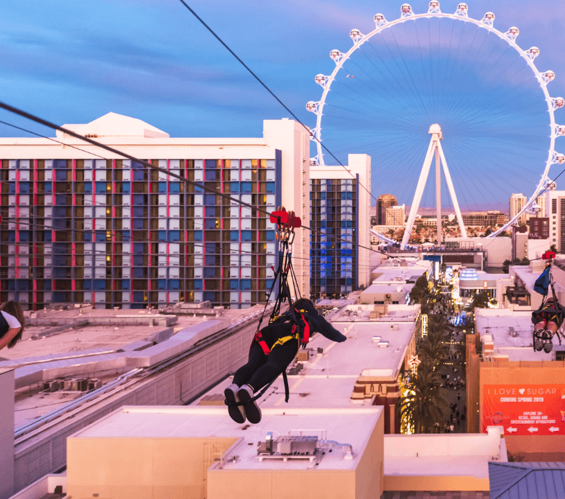 Fly LINQ Zipline Las Vegas: Entry Ticket