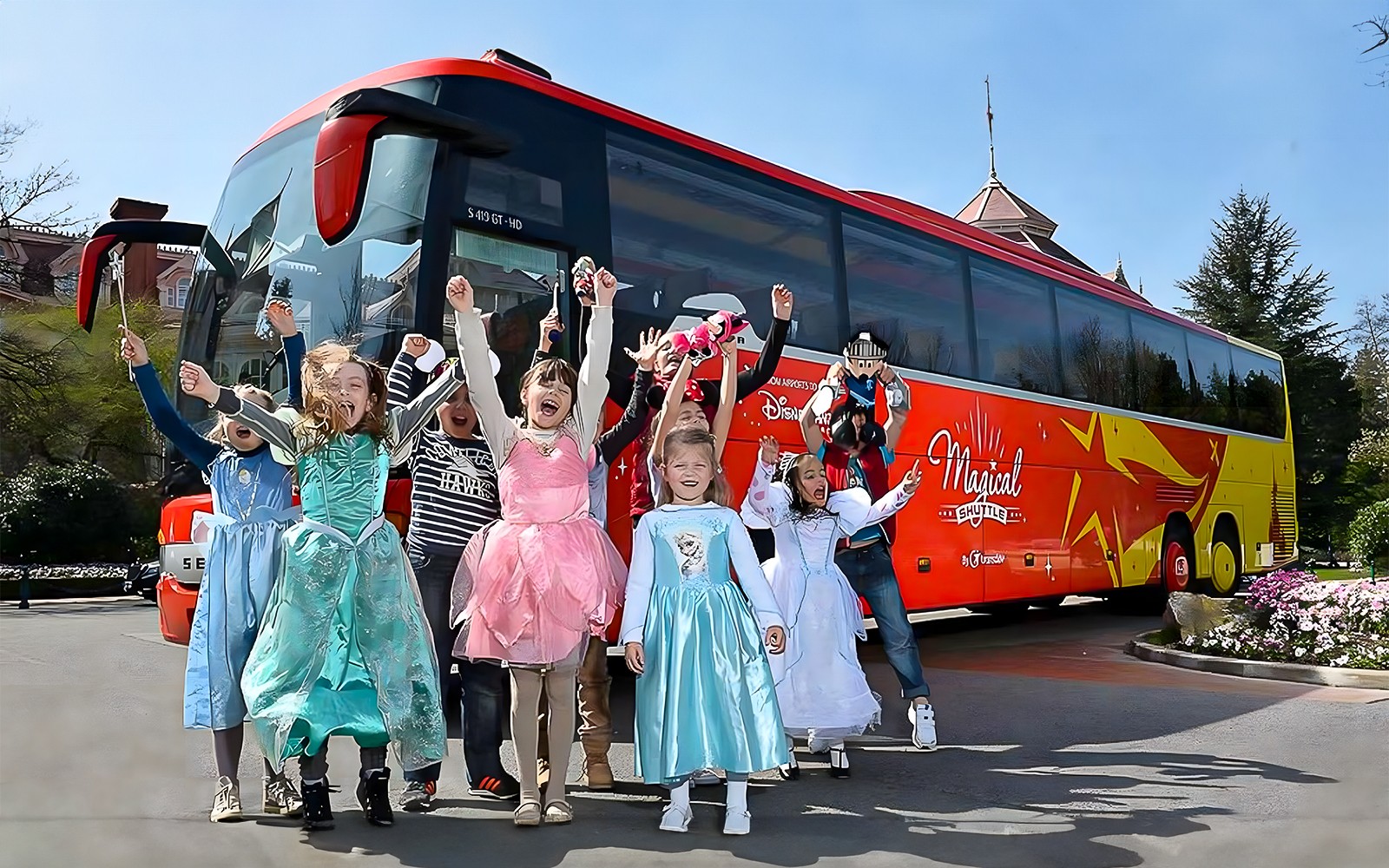 Disneyland Paris to/from CDG or Orly Airport Shuttle Bus (Magical Shuttle)