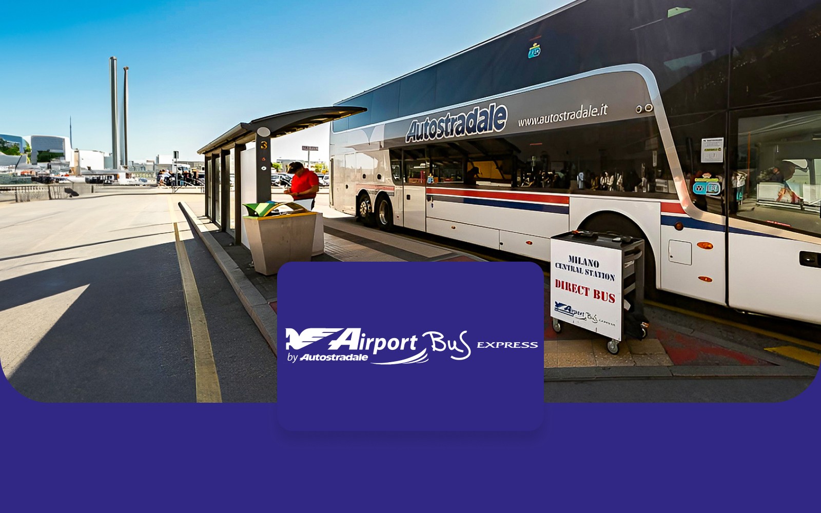 Autostradale Airport Express One-Way Tickets: Milan Linate Airport to/from Milan Centrale — gallery 1