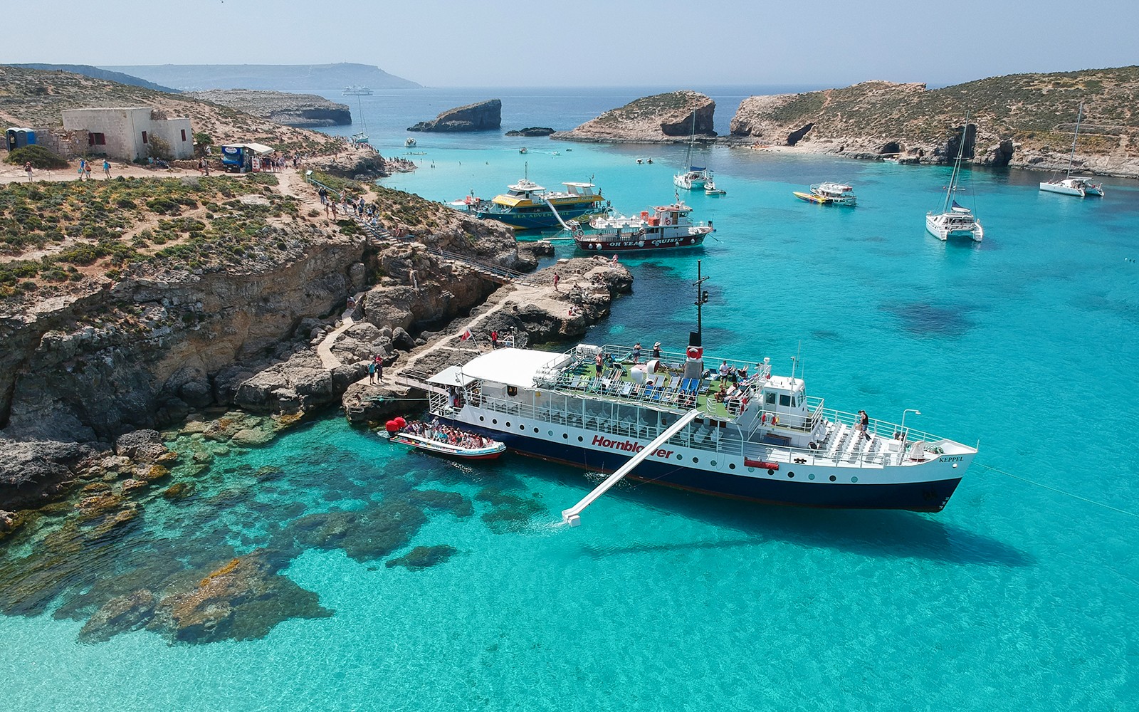 Full Gozo & Comino Boat Tour: Blue Lagoon, Crystal Lagoon, Gozo Sight-seeing & Sea Caves