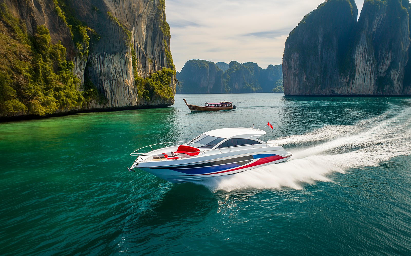 From Phuket: Phi Phi Island & Maya Bay Tour by Speedboat with Lunch & Hotel Transfers