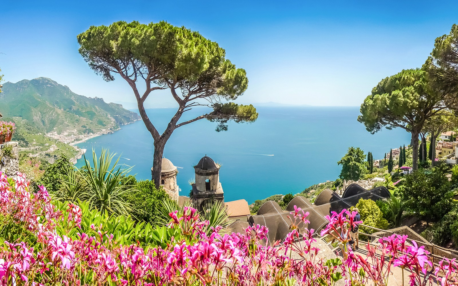 From Naples/Pompeii: Positano, Amalfi & Ravello Guided Tour
