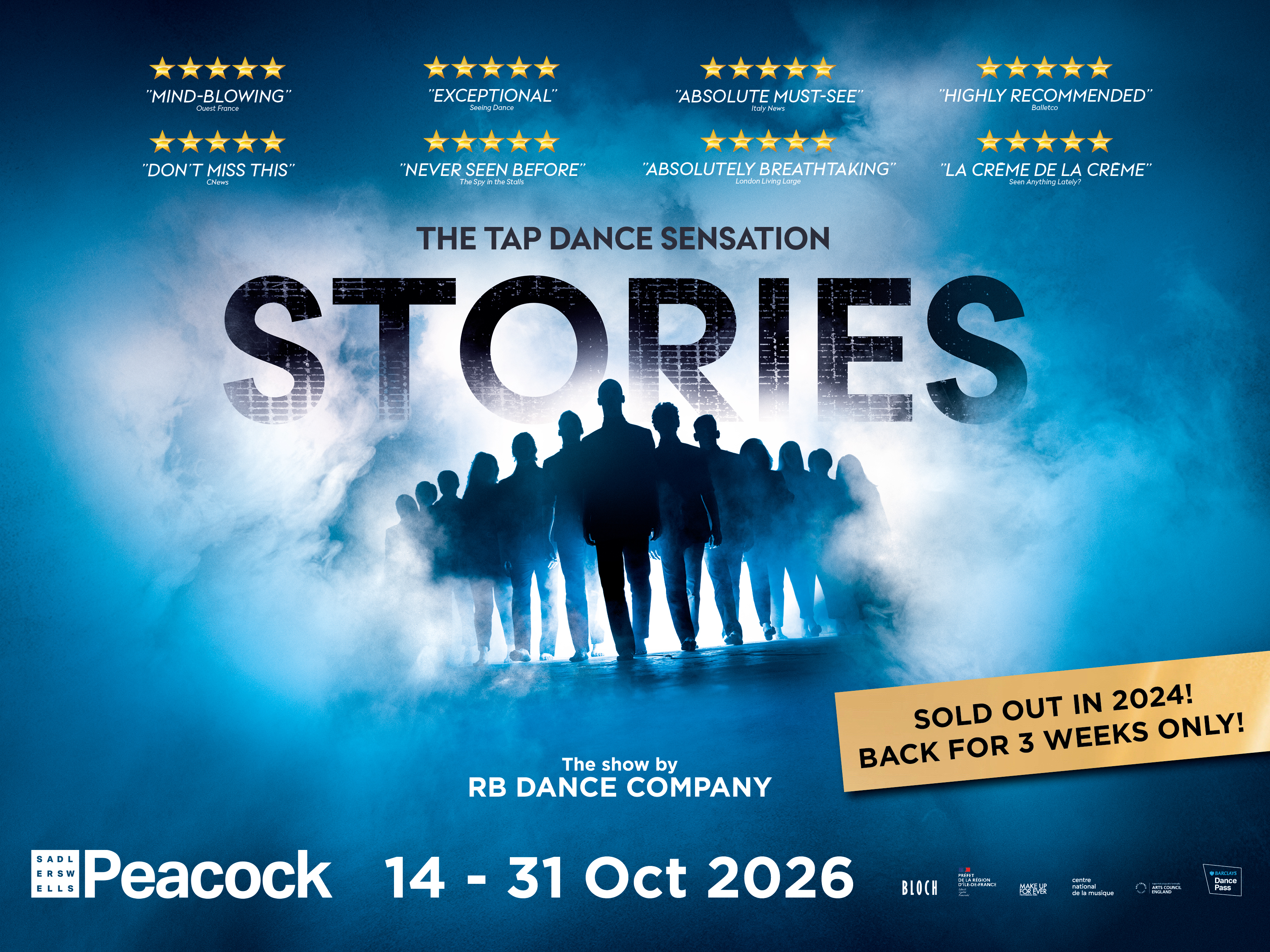 RB Dance Company, Stories tickets at Peacock Theatre