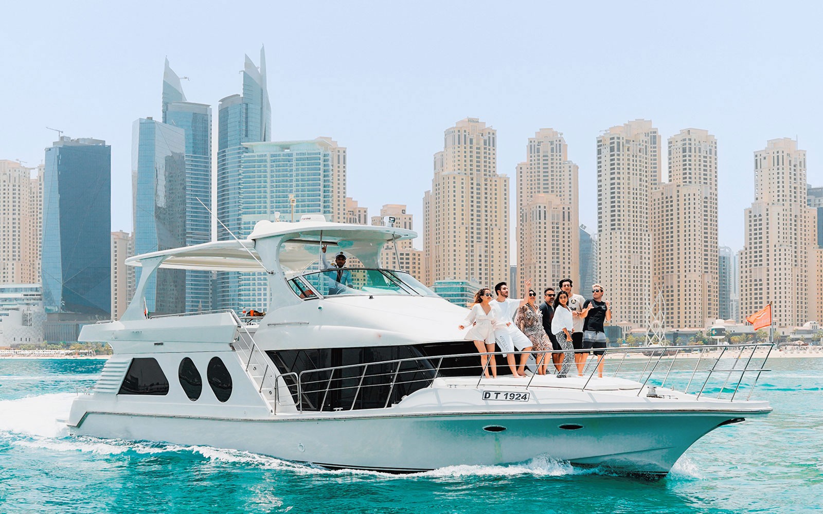 From Dubai Marina: 1-Hour Sightseeing Yacht Cruise with Panoramic Views — gallery 2