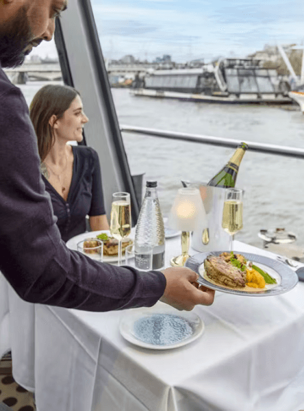 Thames River Dinner Cruise with Sunset Views and Drinks — main image