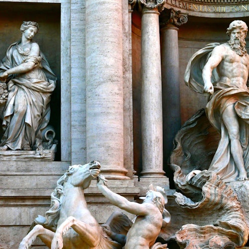 Trevi Fountain Rome: 40-Min Underground Domus Guided Tour