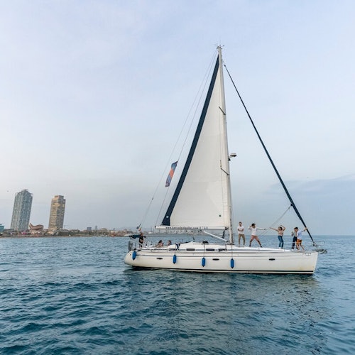 Barcelona: Small-Group Sailing Experience + Winery Visit & Tasting