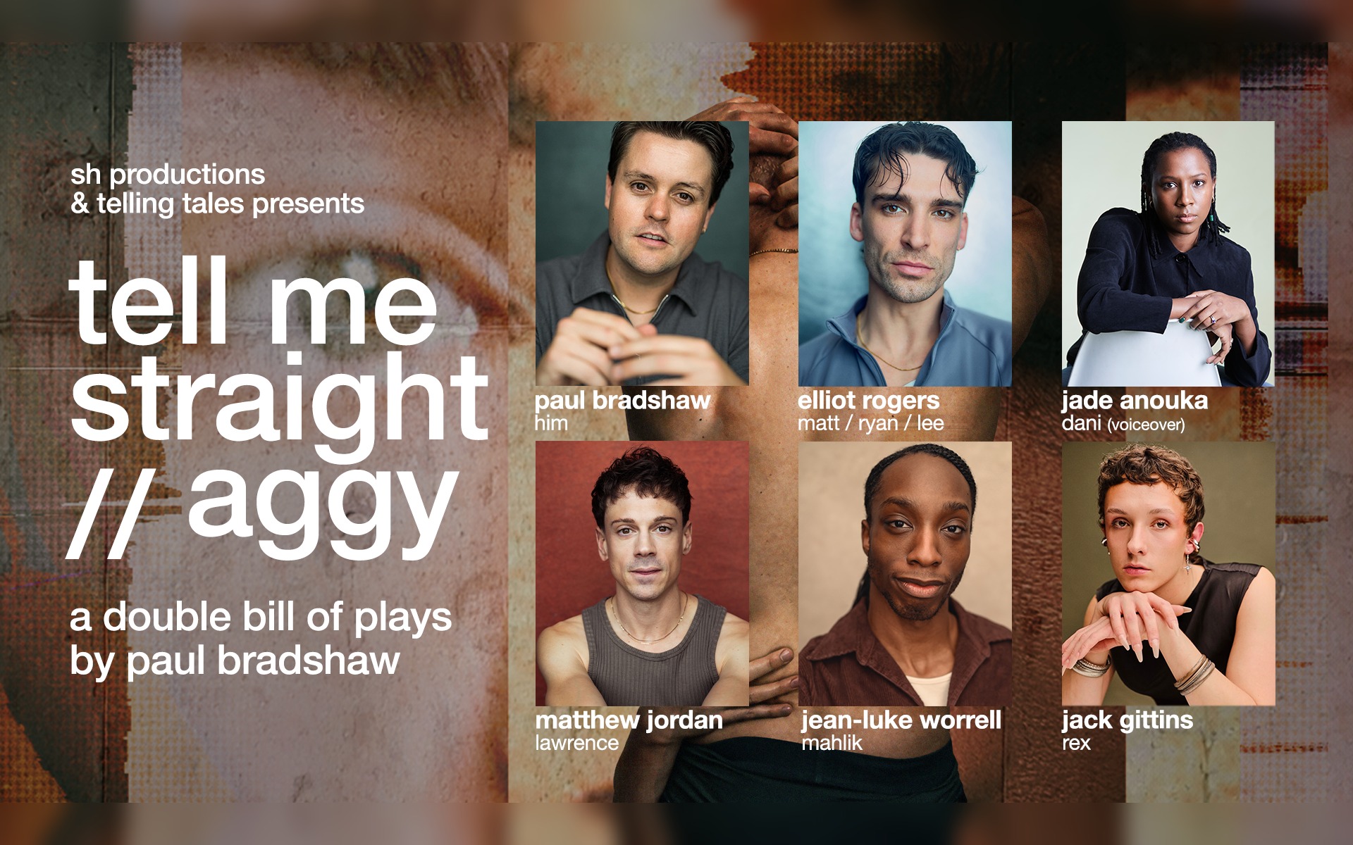 Tell Me Straight and Aggy tickets at King's Head Theatre