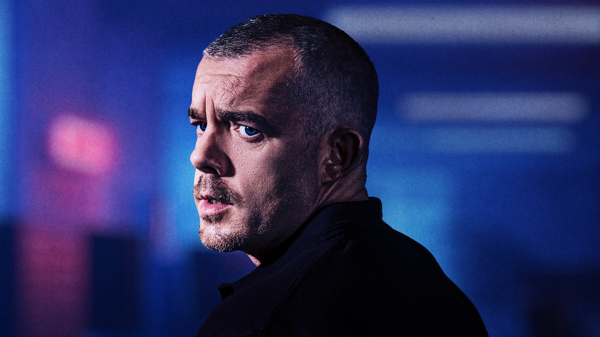 Russell Tovey as Joe in The Guilty at the Harold Pinter Theatre