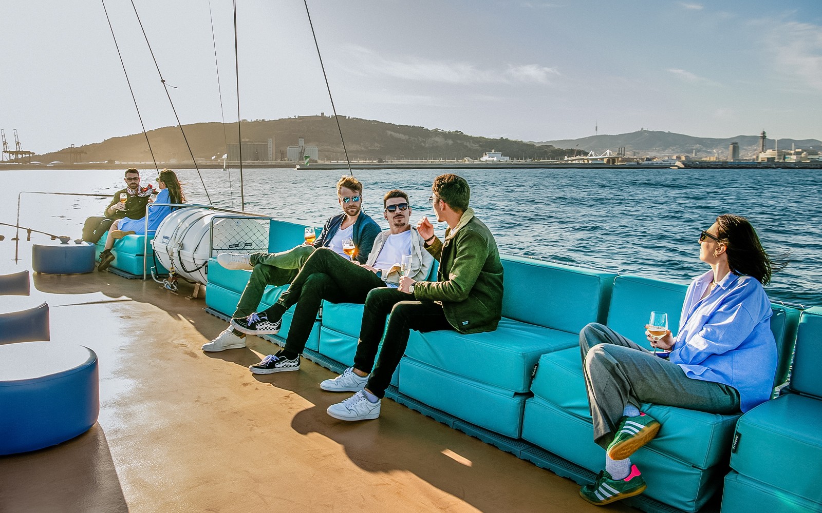 Barcelona Sightseeing Cruise on a Wooden Gullet