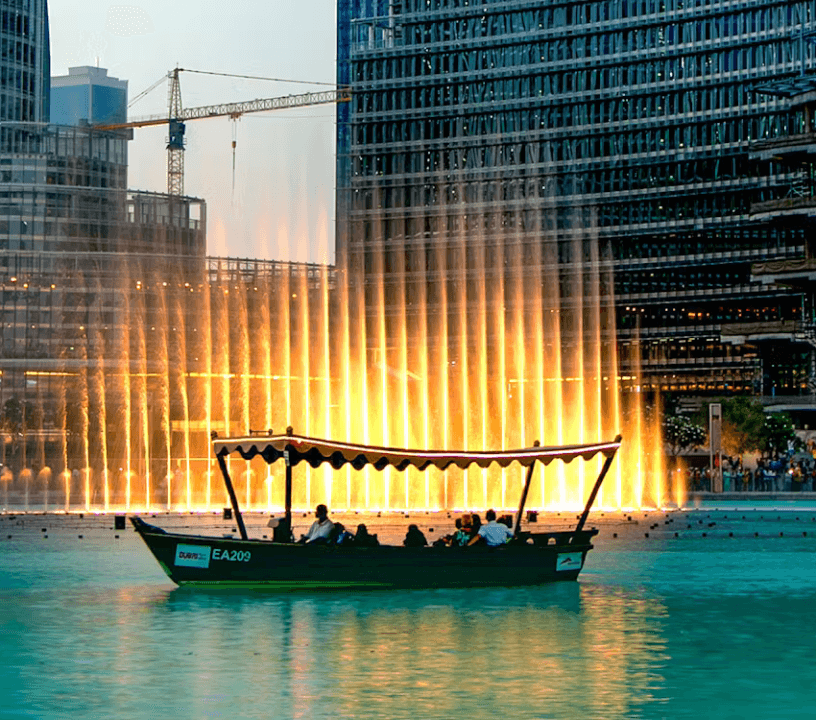 The Dubai Fountain Show & Lake Ride Ticket