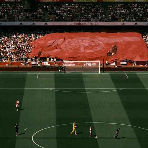 Arsenal FC Football Match: Emirates Stadium — portrait
