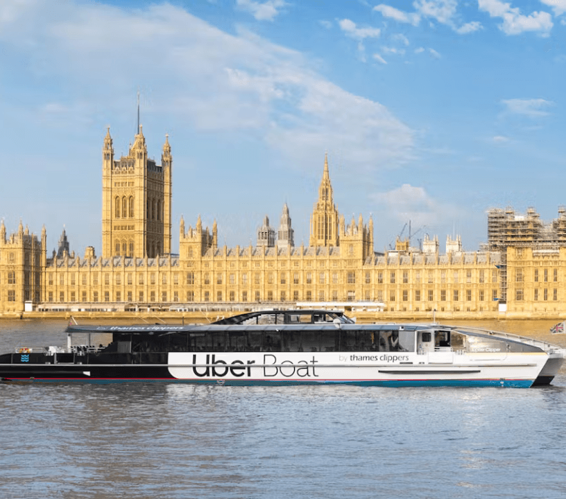 Thames River Uber Boat Trip
