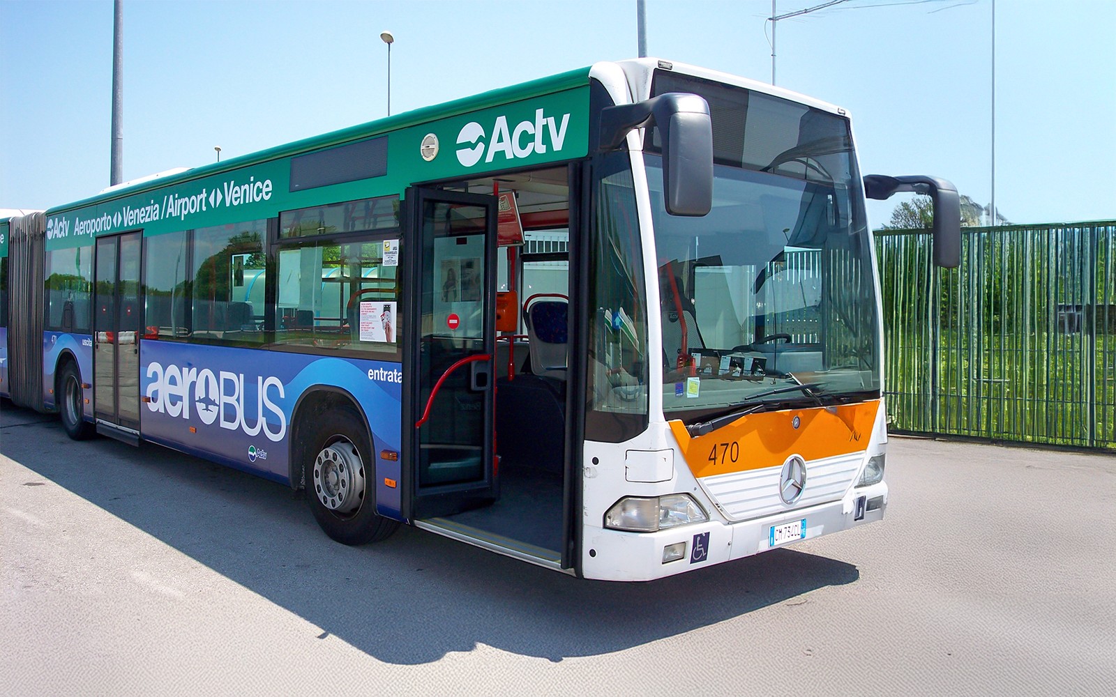 ACTV Aerobus Bus Transfer: Venice Marco Polo Airport to/from Venice Piazzale Roma