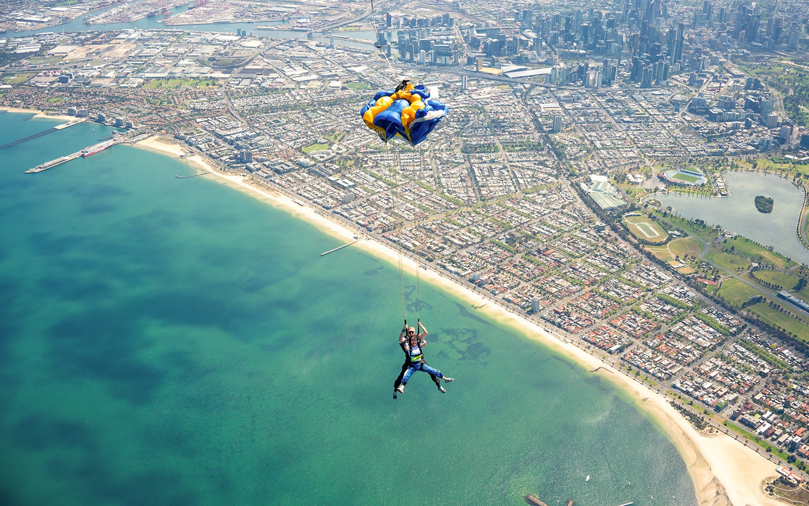 Tandem Skydive at St Kilda Beach