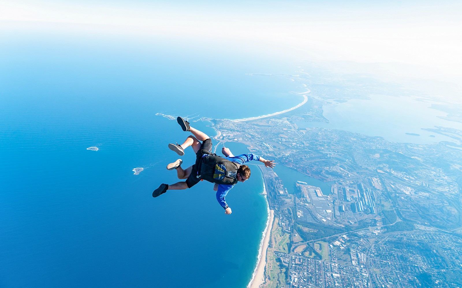 Tandem Skydive at Wollongong Beach