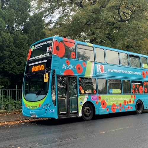 Liverpool: Bus between John Lennon Airport and Liverpool ONE Bus Station — portrait