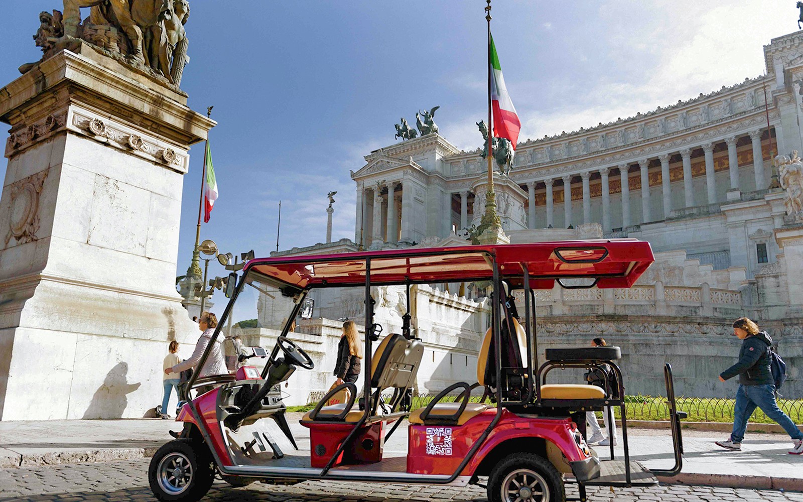 Golf Cart Tour: Express Highlights of Rome - 1.5 hr