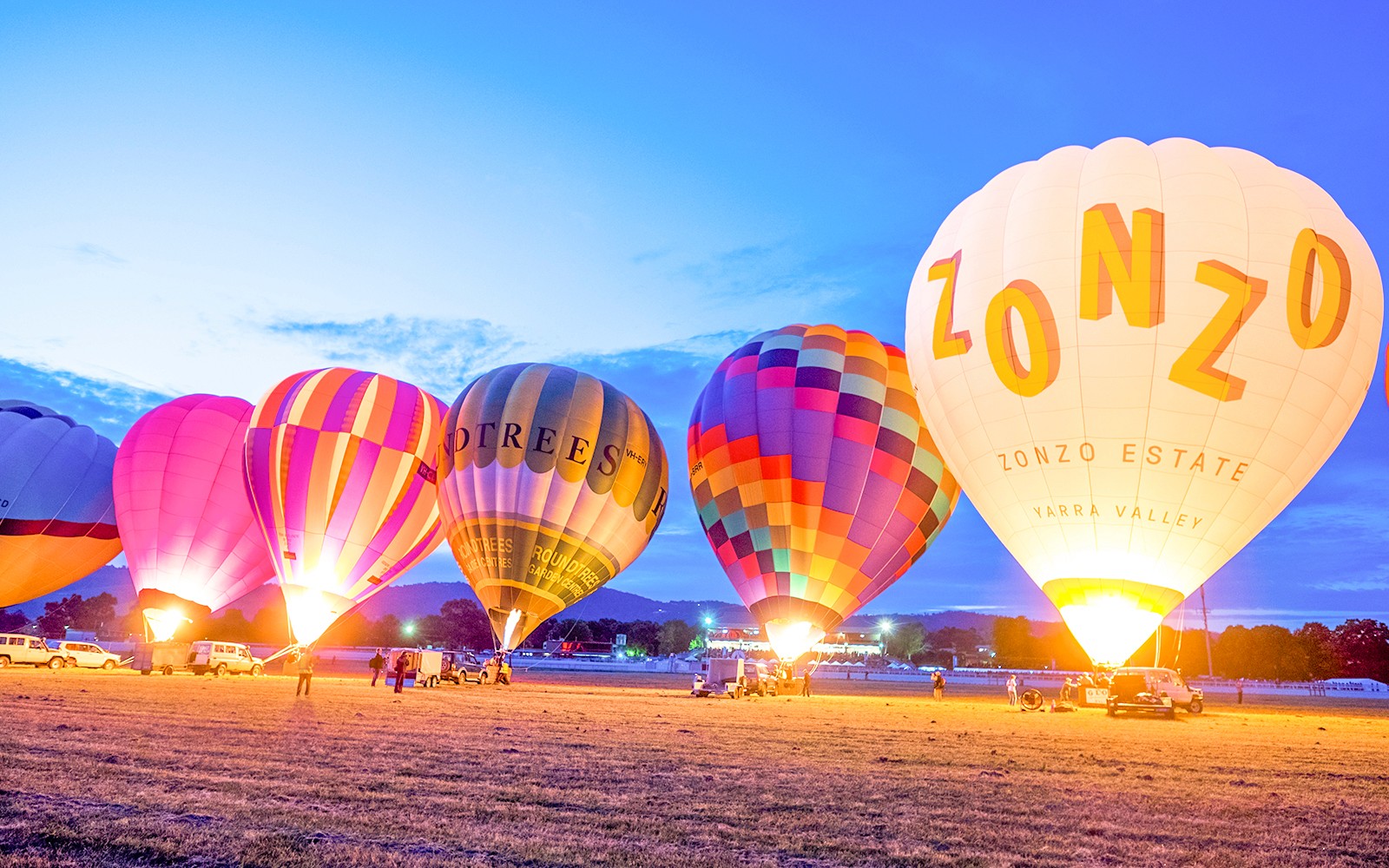 Sunrise Hot Air Balloon Flight Over Melbourne