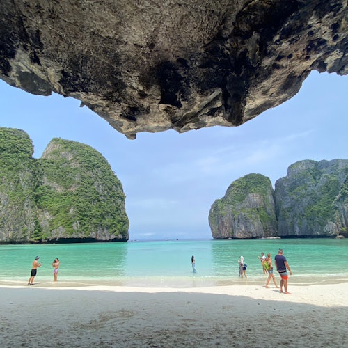 Phi Phi Islands: Afternoon Island Sunset by Longtail Boat