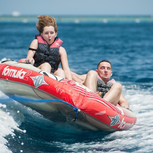 Orange Bay: Guided Boat Tour + Snorkeling & Water Sports + Transfer + Lunch — gallery 5