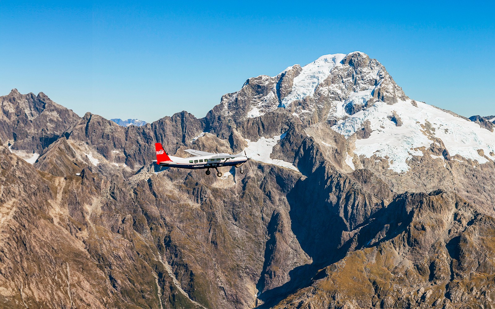 From Queenstown: Milford Sound Scenic Flyover & Cruise