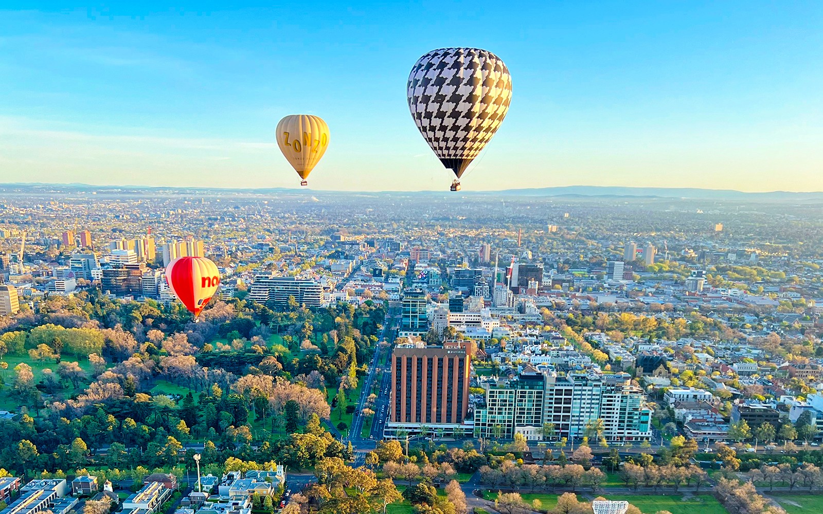 Sunrise Hot Air Balloon Flight Over Melbourne