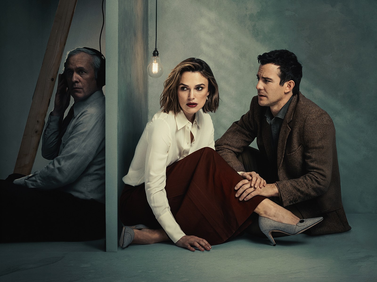 Keira Knightley, Stephen Dillane and Luke Thompson in The Lives of Others